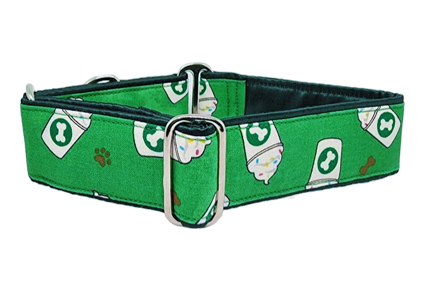 1.5 Inch Wide Puppy Cups Dog Collar by The Hound Haberdashery