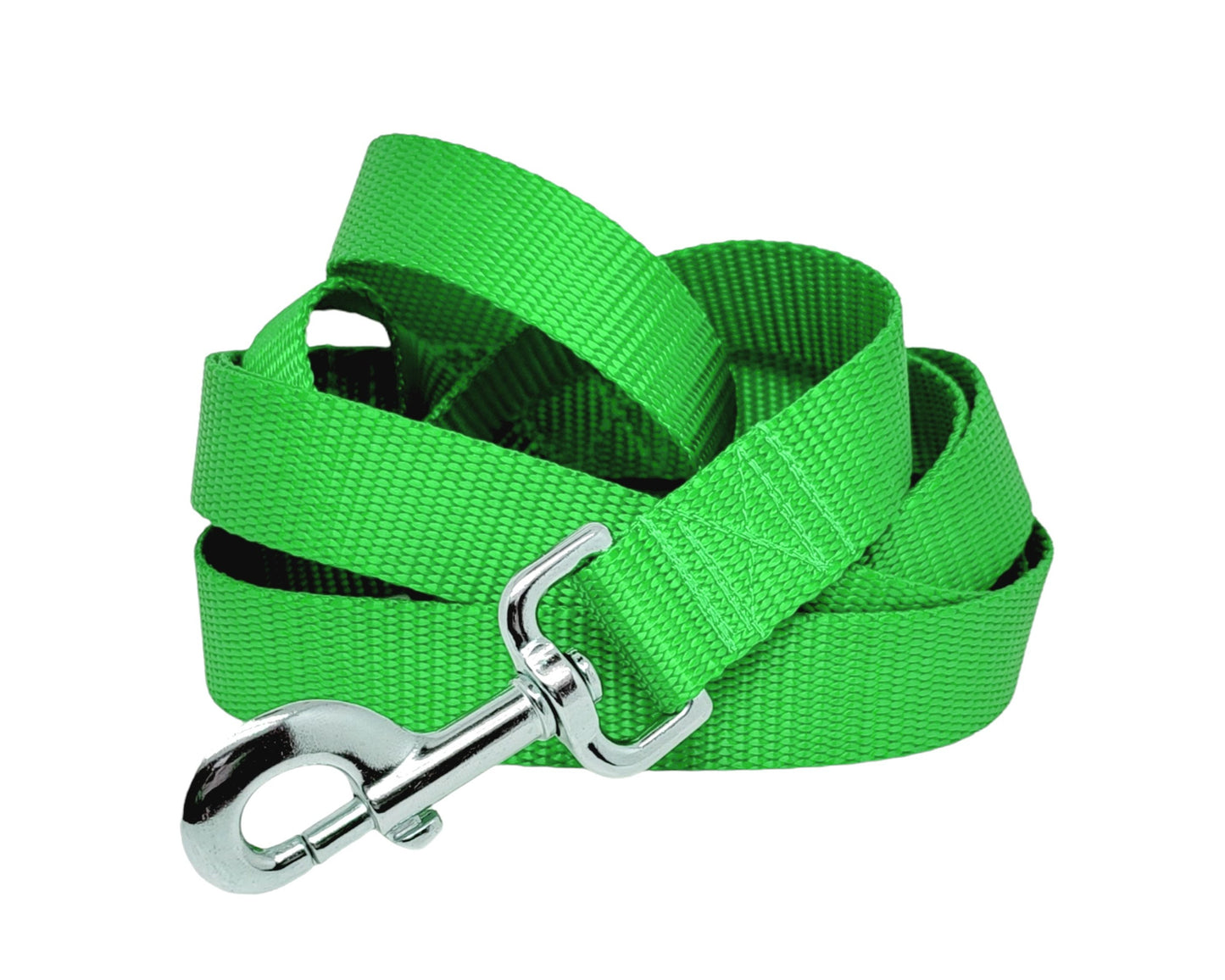 Candy Apple Green Nylon Dog Leash by The Hound Haberdashery