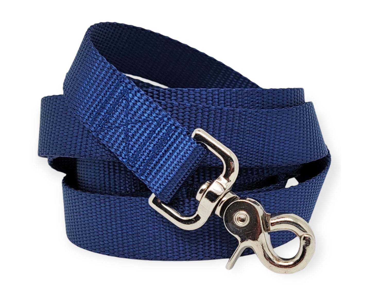 Navy Blue Nylon Dog Leash by The Hound Haberdashery