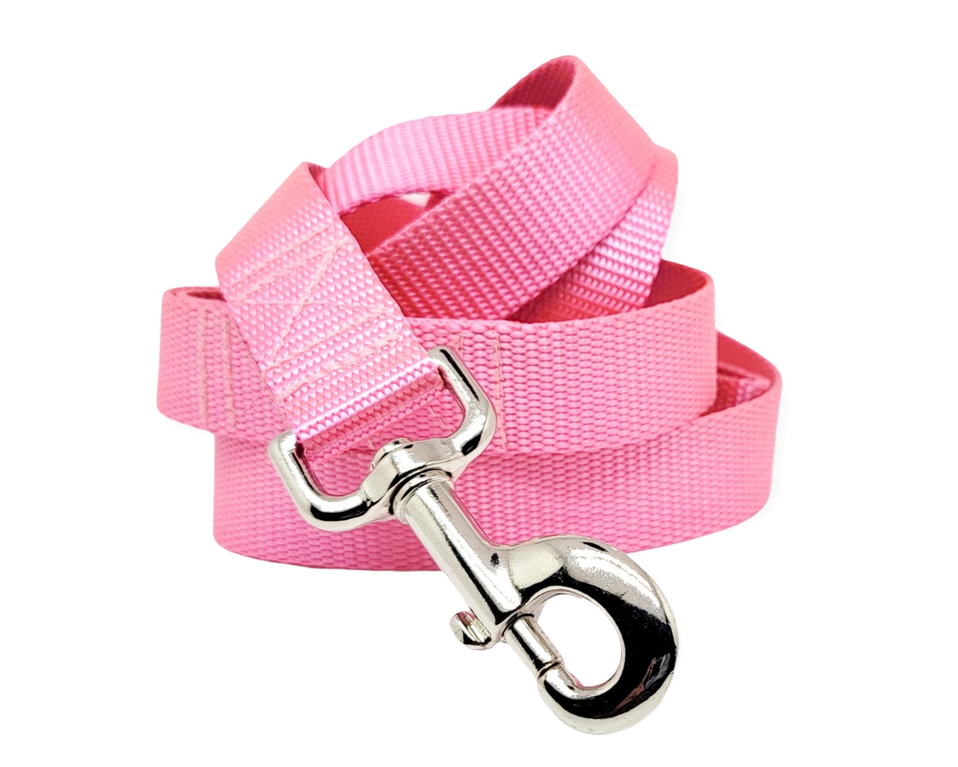 Pink Nylon Dog Leash by The Hound Haberdashery