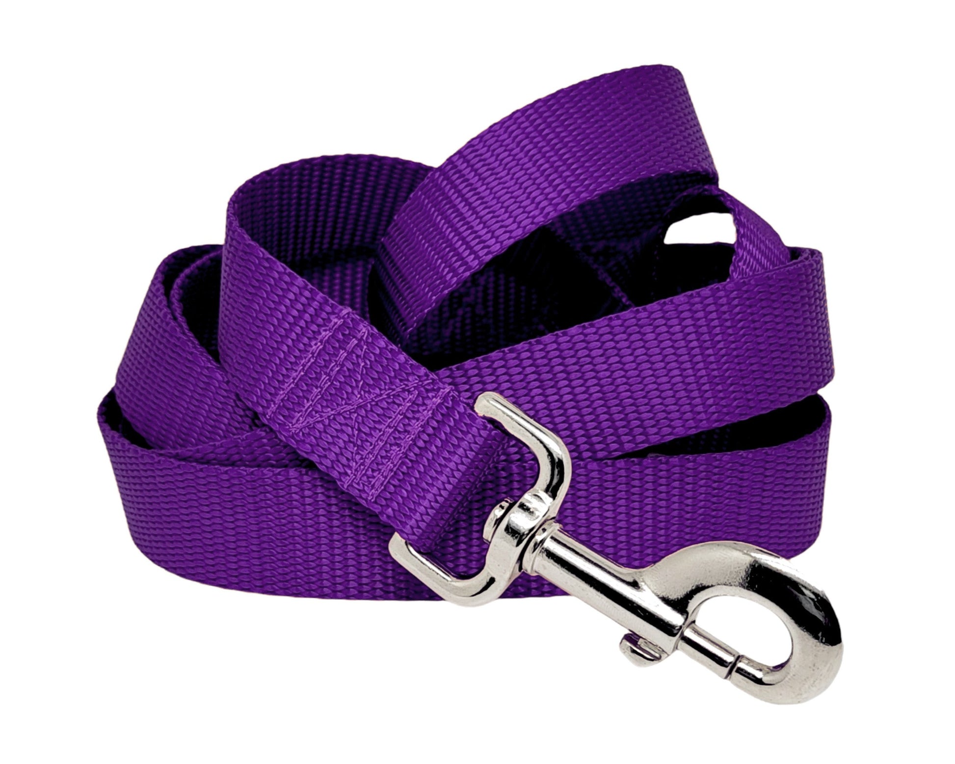 Purple Nylon Dog Leash by The Hound Haberdashery