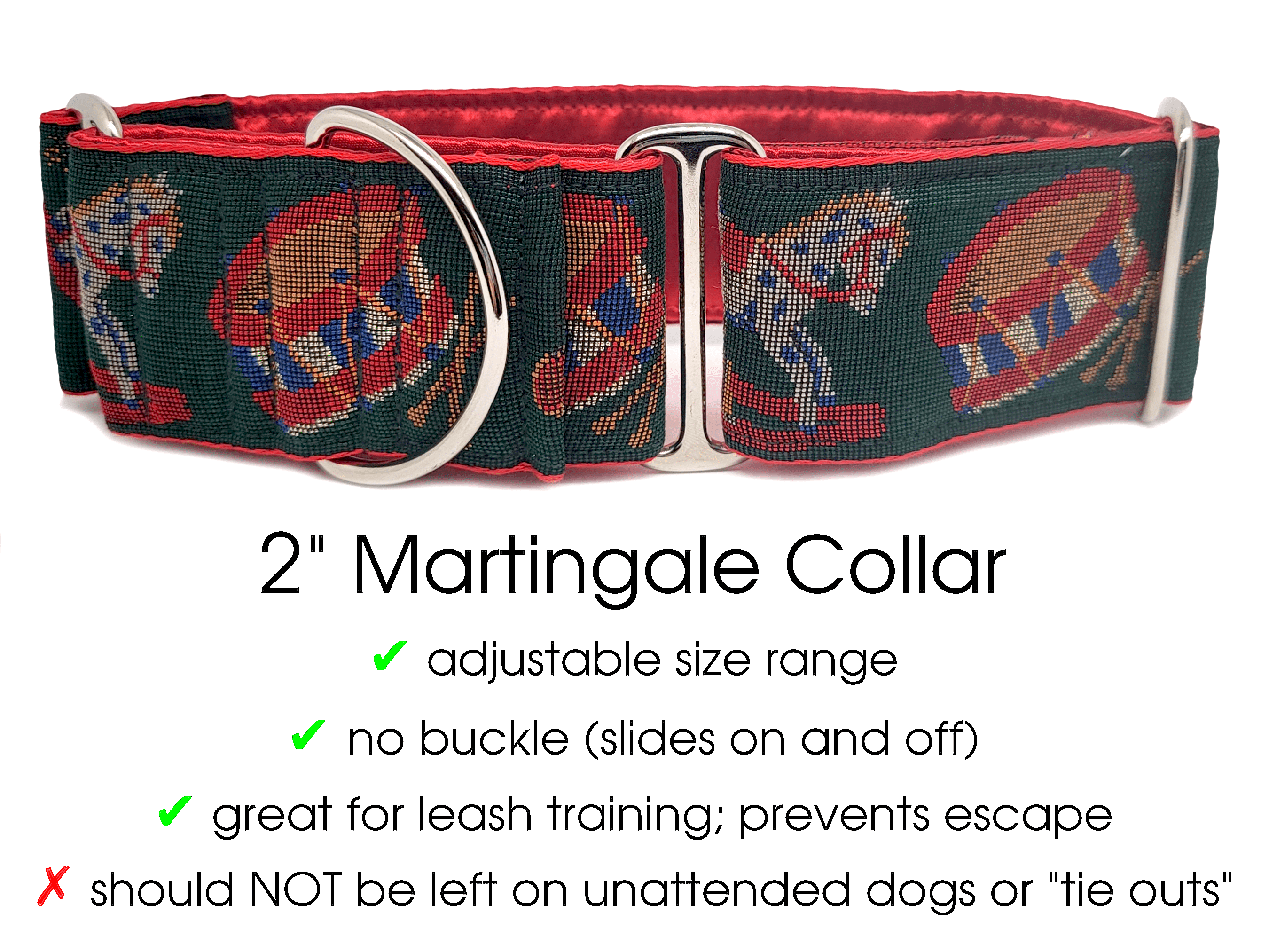 2 inch on sale wide martingale collars